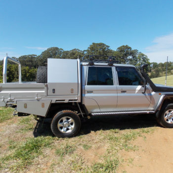 GALLERY > Ute Drop Side Trays | Land Cruiser Dual Cab Ute Trays - Metalink