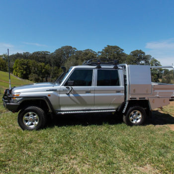 GALLERY > Ute Drop Side Trays | Land Cruiser Dual Cab Ute Trays - Metalink